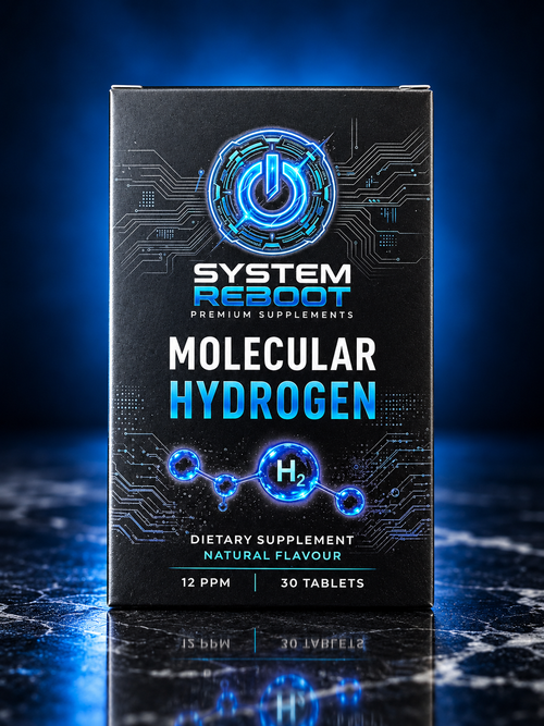 System Reboot Molecular Hydrogen Tablets box