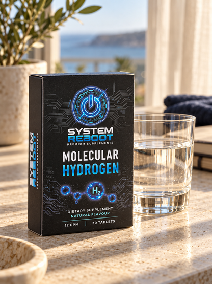 Molecular Hydrogen Tablets on a sunny bench